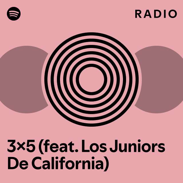 3x5 Feat Los Juniors De California Radio Playlist By Spotify Spotify