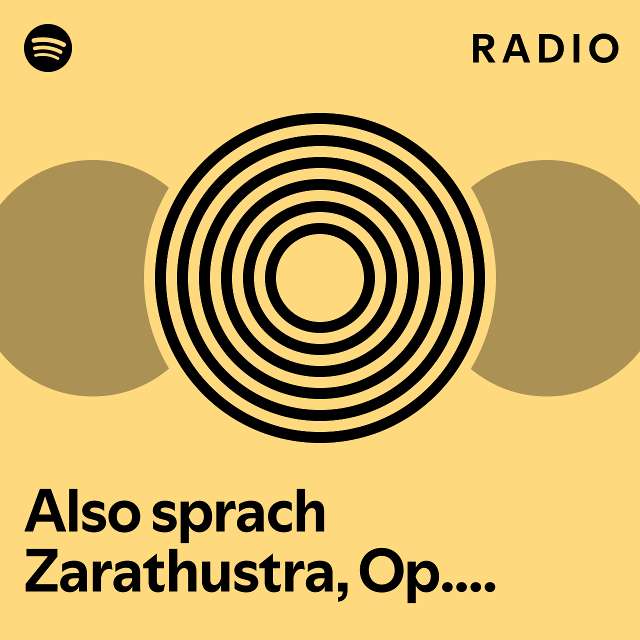 Also Sprach Zarathustra Op Trv Richard Strauss Ainsi