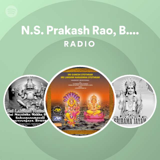 N.S. Prakash Rao, B. Ramana, Mambalam Sisters Vijayalakshmi & Chitra ...