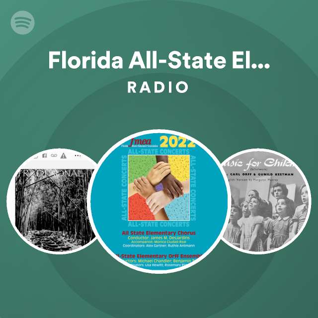 Florida AllState Elementary Orff Ensemble Radio Spotify Playlist