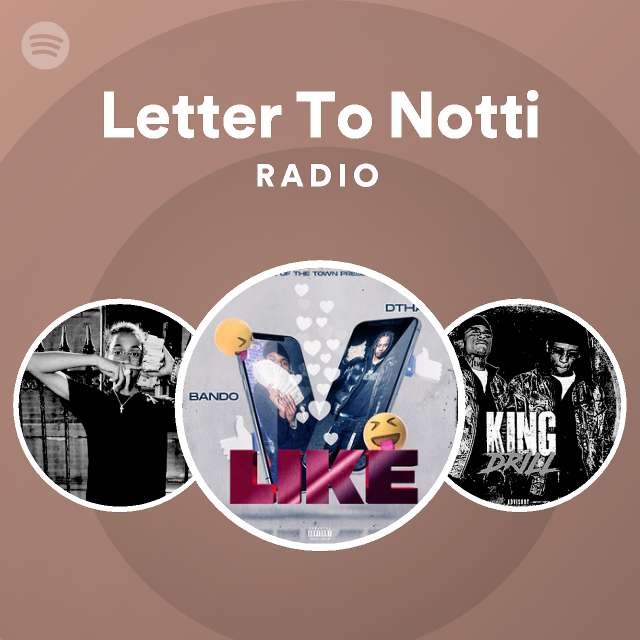 Letter To Notti Radio - Playlist By Spotify | Spotify