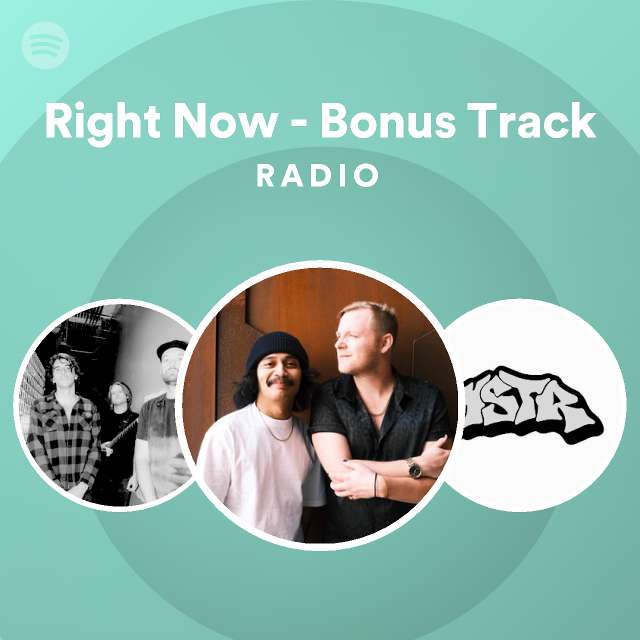 Right Now - Bonus Track Radio - Playlist By Spotify | Spotify