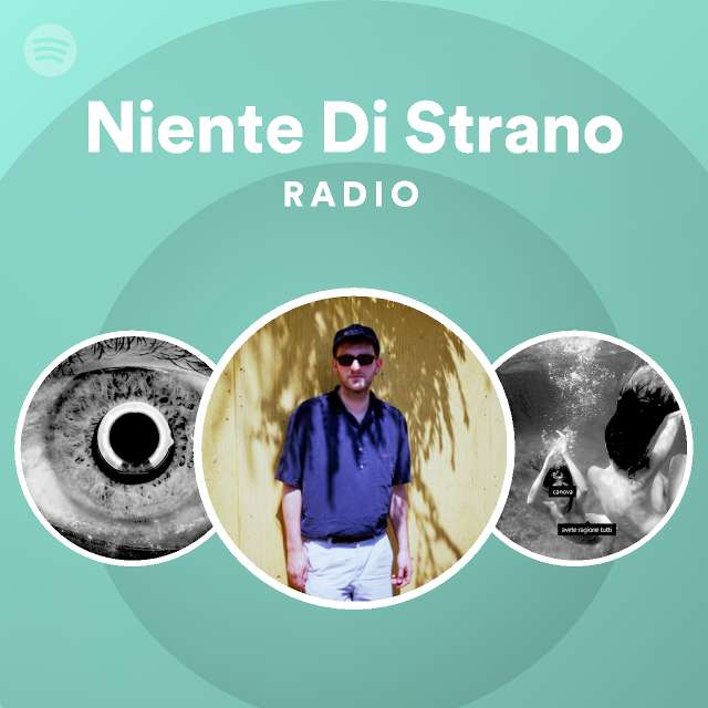 Niente Di Strano Radio | Spotify Playlist