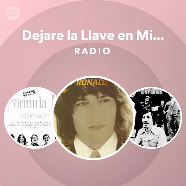Dejare la Llave en Mi Puerta Radio playlist by Spotify Spotify