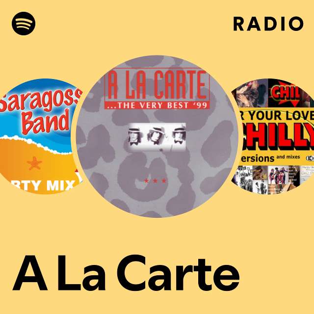 A La Carte: albums, songs, playlists