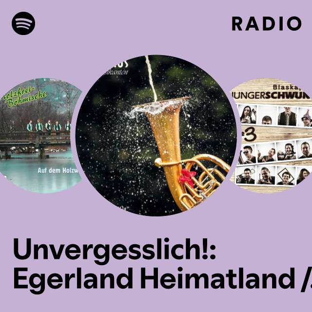 Unvergesslich!: Egerland Heimatland / Sterne der Heimat / Liebespärchen / Dompfaff / Wir sind Kinder von der Eger - Mosch-Medley Radio