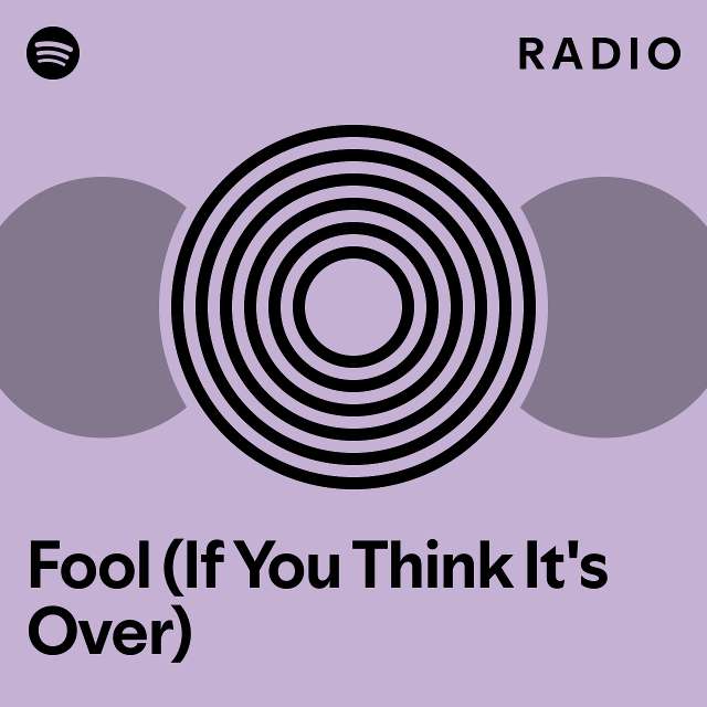 Fool If You Think Its Over Chords